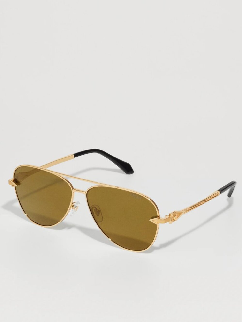 NEW VERSACE SUNGLASSES GOLD AVIATOR EYEWEAR VE2283 1002/7I VERSACE VE2283 10027I